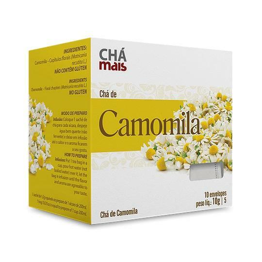 Ch de Camomila 10 sach s Farm cia Efic cia