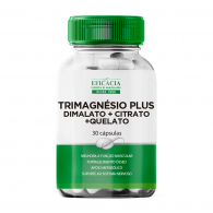 Trimagnésio Plus Dimalato+Citrato+Quelato - 30 cápsulas