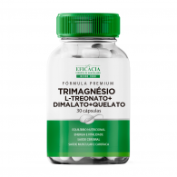 Trimagnesio L-Treonato + Dimalato + Quelato Fórmula Premium - 30 cápsulas