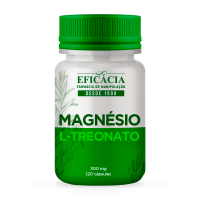 Magnésio L-Treonato 300mg, 100% NAtural - 120 Cápsulas