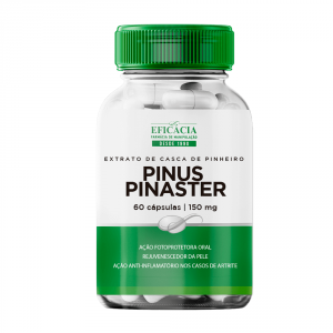 Farmácia Eficácia Pinus Pinaster 150mg, Extrato de Casca de Pinheiro - 60 Cápsulas