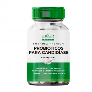 Farmácia Eficácia Probióticos para Candidiase 120 cápsulas